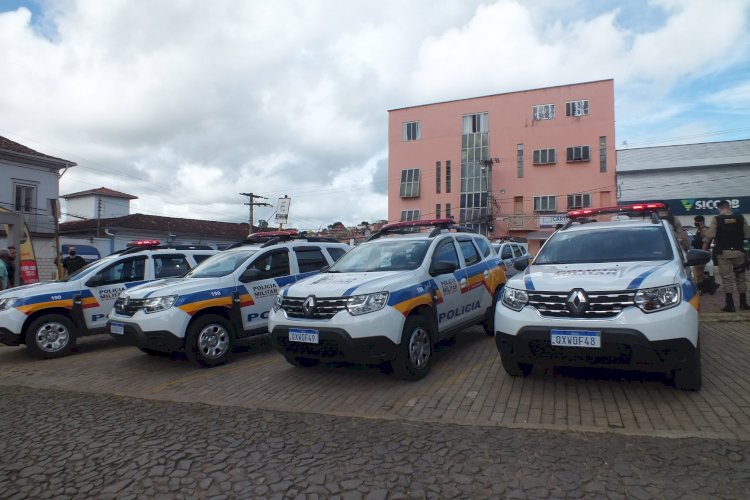 Polícia Militar de Guanhães realiza cerimônia para recebimento de novas viaturas do Governo de Minas