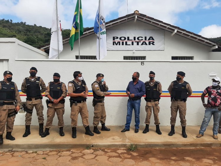 Inaugurado em Paulistas MG a nova sede do  3º GPM - Grupamento da Polícia Militar