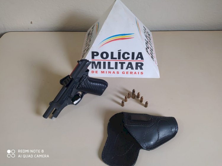 POLÍCIA MILITAR DE RIO VERMELHO APREEENDE  AARMA DE FOGO  EM ZONA RURAL DO MUNICÍPIO