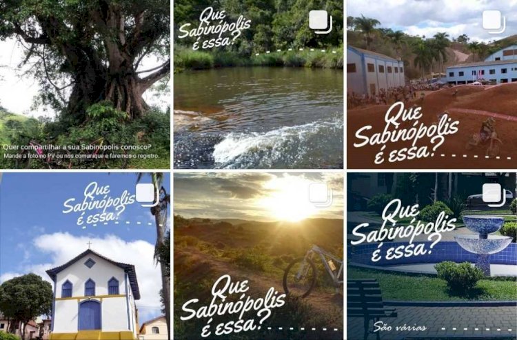 Campanha da Secretaria de Cultura promove Sabinópolis como destino turístico nas redes.