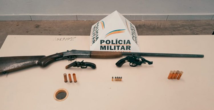 Homem é preso em Sapucaia de Minas por ameaça e posse ilegal de arma de fogo