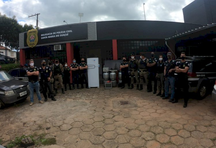 Operação conjunta entre as Polícias Militar e Civil recuperam  vários produtos de uma onda de furtos m Santa Maria do Suaçuí