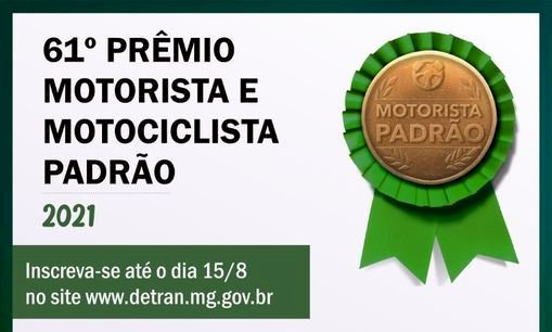 PCMG abre inscrições para o 61° Prêmio Motorista e Motociclista padrão de Minas Gerais