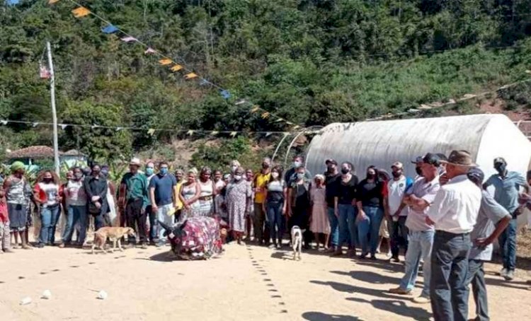 Quilombo Moinho Velho, em Senhora do Porto, recebe equipamentos de infraestrutura