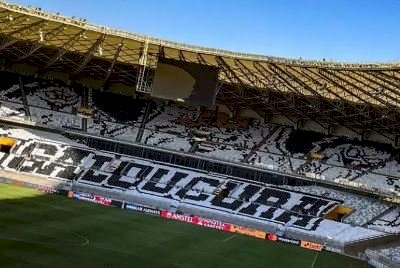 Maior da história do Mineirão: veja imagens do mosaico montado para Galo x Boca