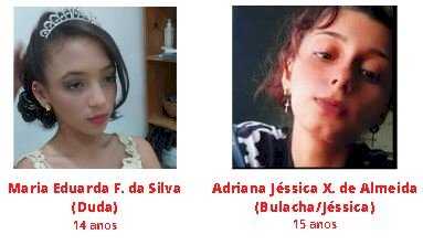 Famílias procuram por duas adolescentes que estão desaparecidas na cidade de  Sabinópolis, desde a madrugada deste domingo (05)