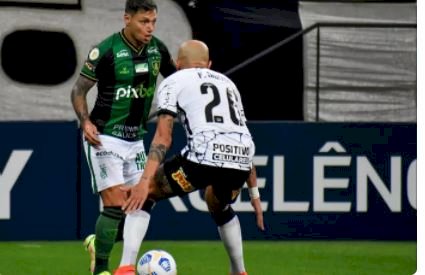 América empata em 1 a 1 com o Corinthians em partida disputada e segue no Z-4