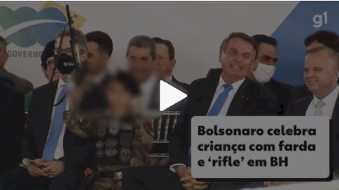 Comitê da ONU desaprova o uso de crianças fardadas em eventos políticos de Bolsonaro e pede para que presidente seja punido