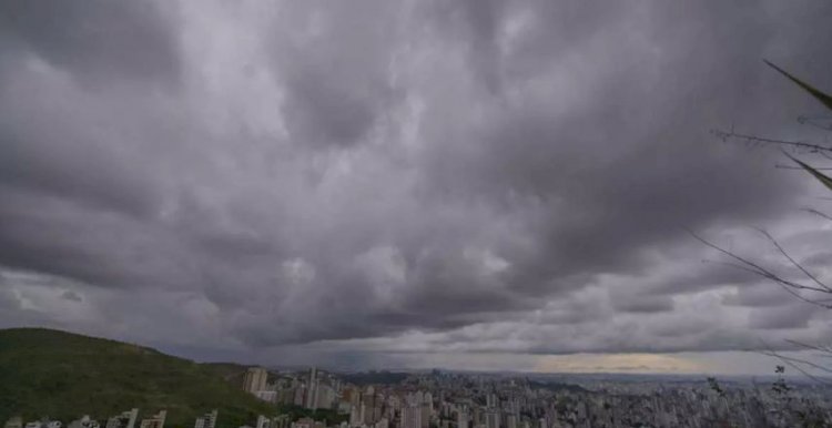 Belo Horizonte deve ter chuvas com rajadas de vento nas próximas horas