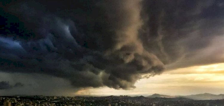 BH tem previsão de chuva forte acompanhada de rajadas de vento nesta segunda