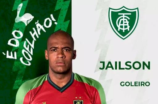 América anuncia a contratação do experiente goleiro Jailson