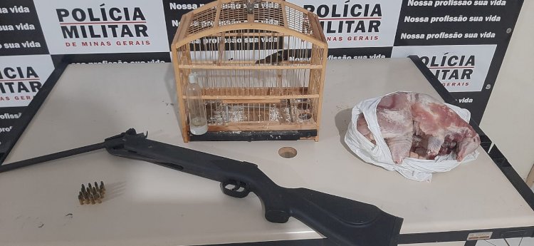 Homem é preso em Coroaci por porte ilegal de arma