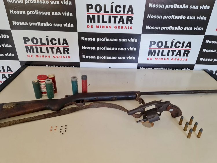 Homem é preso por posse ilegal de arma de fogo em Coroací