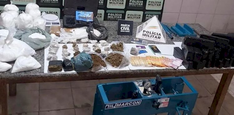 PM prende homem com grande quantidade de drogas em Fabriciano