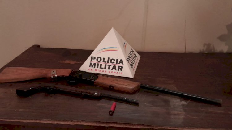 Tio acusado de pedofilia é preso com armas de fogo pela Polícia Militar em Divinolândia de Minas