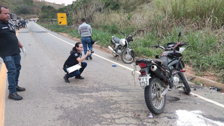 MOTOCICLISTAS MORREM EM ACIDENTE NA MGC259, EM GOVERNADOR VALADARES