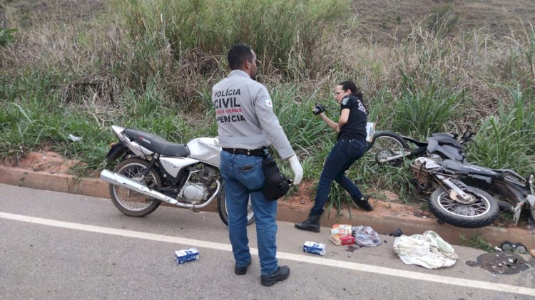 MOTOCICLISTAS MORREM EM ACIDENTE NA MGC259, EM GOVERNADOR VALADARES