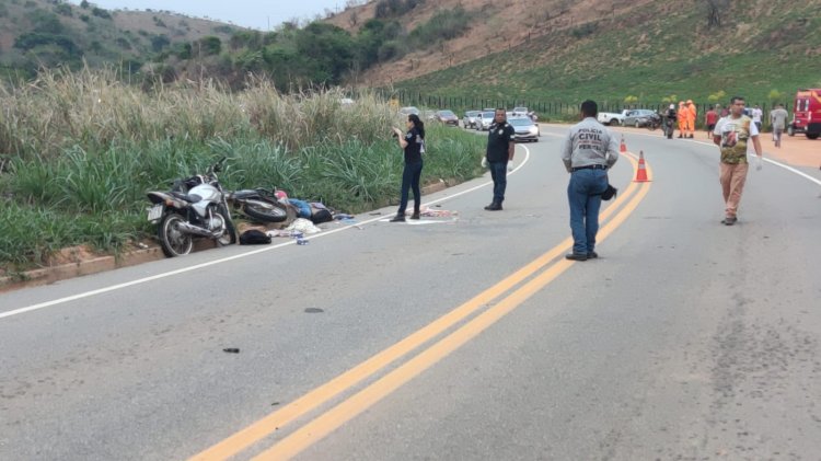 MOTOCICLISTAS MORREM EM ACIDENTE NA MGC259, EM GOVERNADOR VALADARES