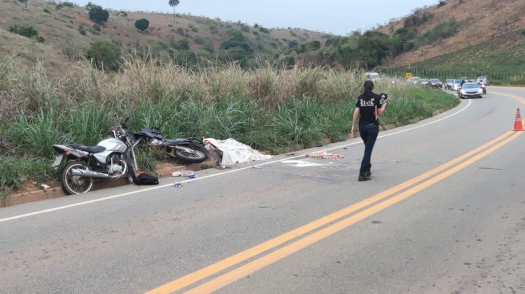 MOTOCICLISTAS MORREM EM ACIDENTE NA MGC259, EM GOVERNADOR VALADARES