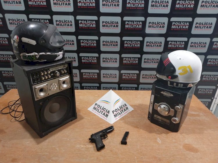PM de Guanhães prende autores de roubo e recupera objetos levados da vítima