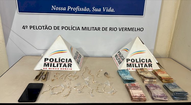 TRAFICANTE É PRESO NA CIDADE DE  RIO VERMELHO