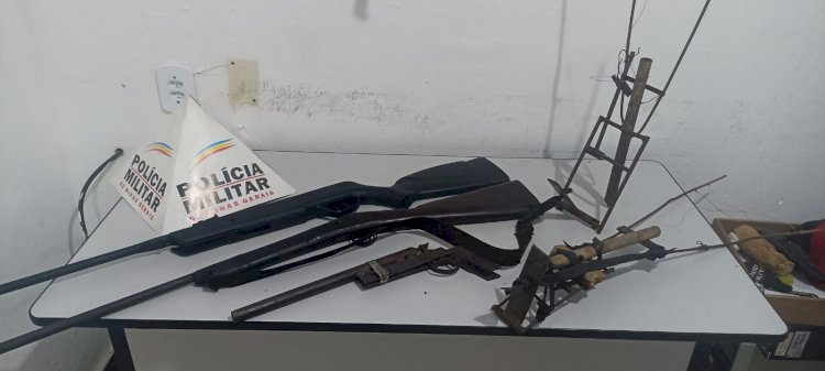 HOMEM É PRESO POR AMEAÇA E POSSE ILEGAL DE ARMAS DE FOGO EM VIRGILANDIA