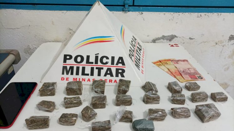 POLÍCIA MILITAR DE SÃO JOÃO EVANGELISTA PRENDE IRMÃOS POR TRÁFICO DE DROGAS