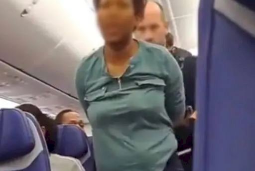 Vídeo: Mulher tenta abrir porta de avião em pleno voo e assusta passageiros