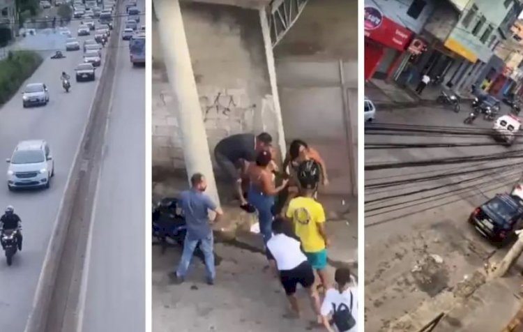 Após mortes em 'rolezinho', viatura quase acerta moto em protesto; veja o vídeo