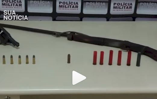 MILITARES DO 65º BATALHÃO PRENDEM HOMEM POR POSSE ILEGAL E APREENDEM DUAS ARMAS DE FOGO E MUNIÇÕES EM JOSÉ RAYDAN