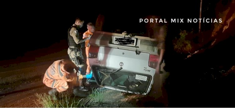 GRAVE ACIDENTE COM DUAS VÍTIMAS FATAIS NA NOITE DESTA SEXTA (13), NA MG 120 – KM 337 PRÓXIMO A SENHORA DO PORTO SENTIDO A BH.