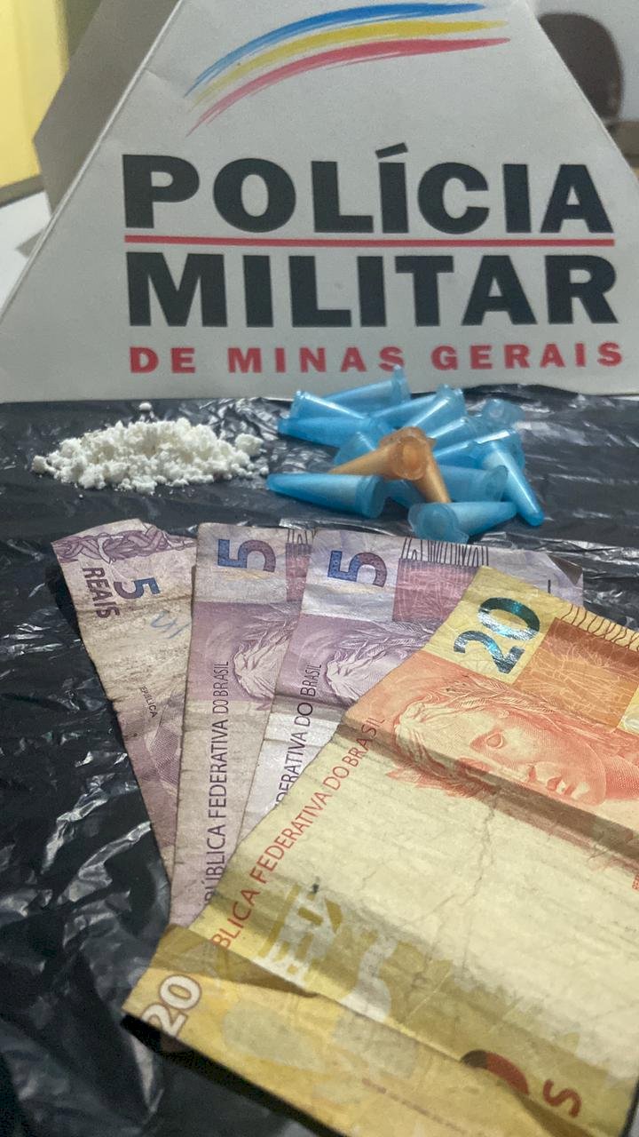 PM de Sabinópolis prende suspeito por tráfico de drogas na zona rural da cidade