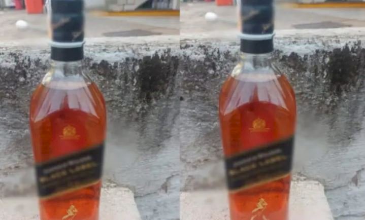 Homem é preso após furtar garrafa de whisky em supermercado