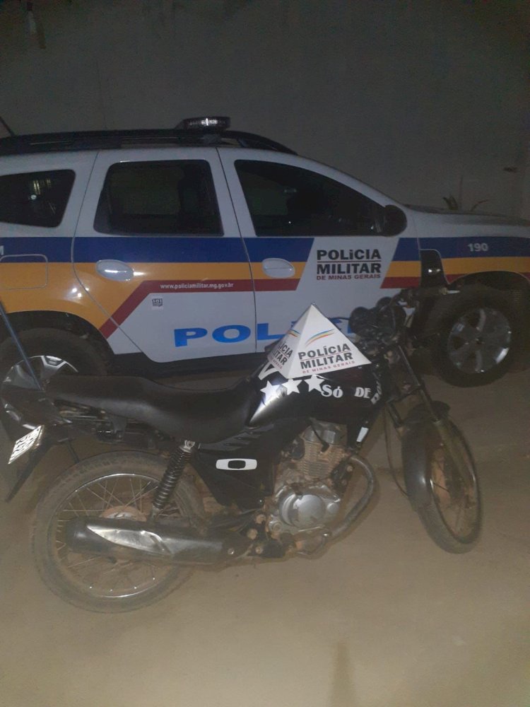 Polícia Militar de Rio Vermelho prende suspeito com motocicleta adulterada no Povoado do Viana  Rio Vermelho, 22 de janeiro de 2024