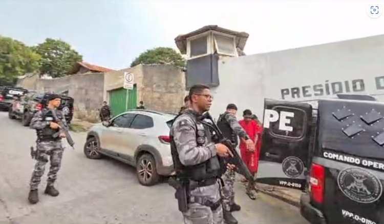 Detentos são transferidos de presídio onde nove fugiram na Grande BH