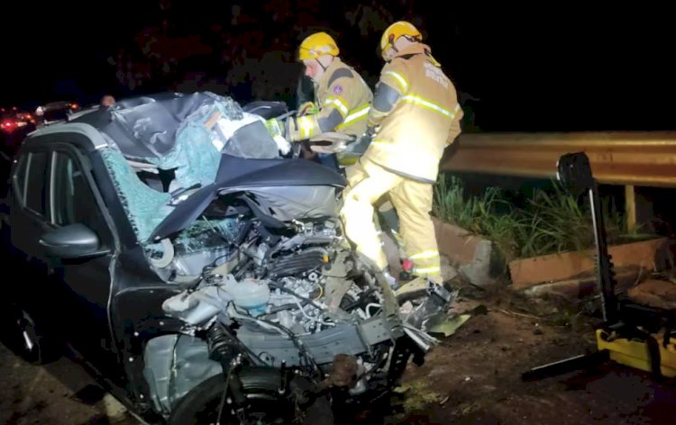 Motorista morre após bater de frente com carreta em MG