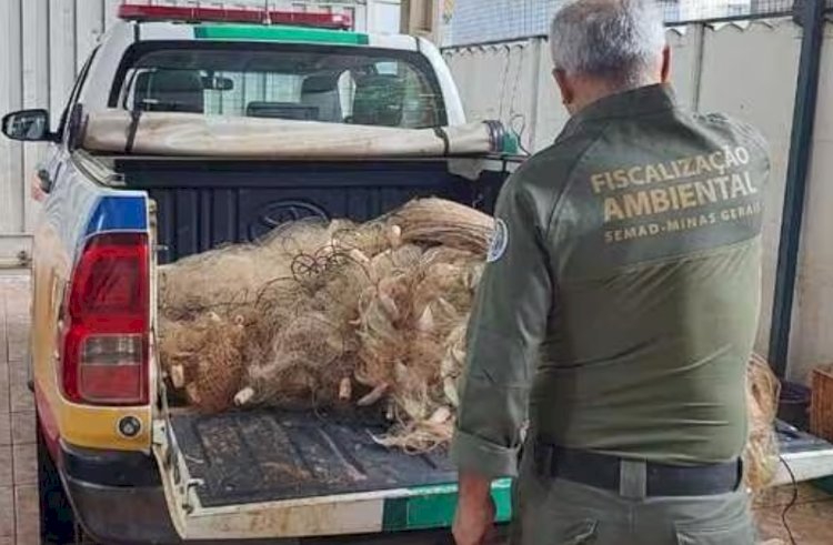 Piracema: polícia apreende 1,5 tonelada de peixes pescados ilegalmente em MG