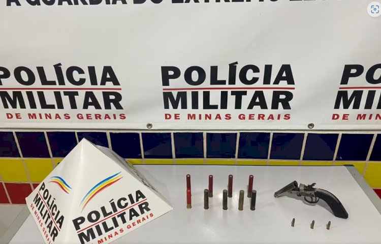 Homem é preso por posse ilegal de arma após agredir a ex-companheira em MG