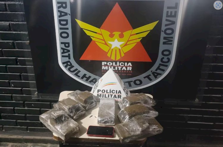 Passageiro que saiu de BH é preso com 7kg de maconha em ônibus