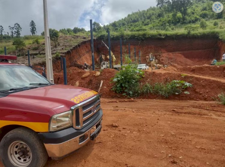 Homem morre soterrado por um barranco em Realeza, distrito de Manhuaçu