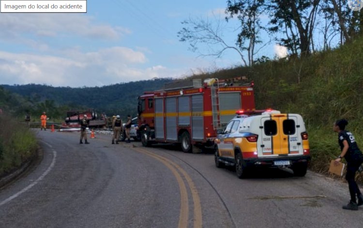 Motorista de caminhão morre após ultrapassagem em Minas Gerais