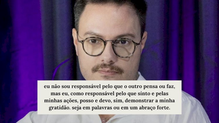 Gratidão: o abraço que transmite sentimentos    