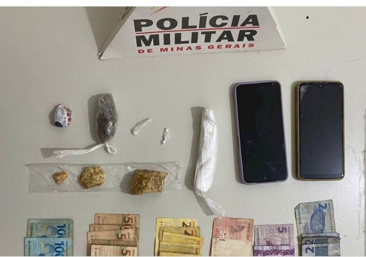 VALE DO RIO DOCE Tráfico de drogas: 'Riquinho' é preso pela PM com cocaína e crack no interior de MG