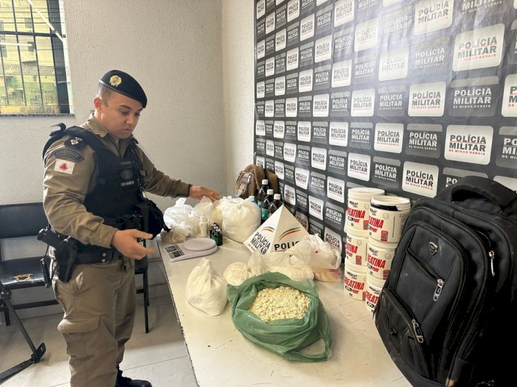 PM descobre laboratório de refino de drogas no Bairro Elizabeth Nogueira, em Divinópolis