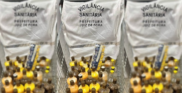 Mais de 150 litros de bebidas e produtos impróprios são apreendidos em bares de Juiz de Fora