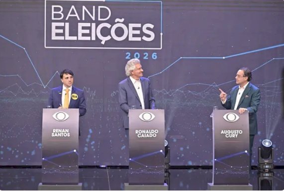Campanha de Lula pede remoção de posts de Caiado e Renan Santos após debate
